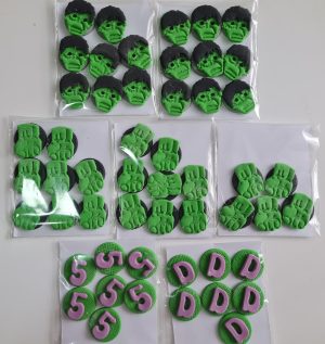 mini apliques Hulk