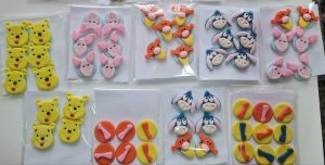 Mini apliques Ursinho Pooh