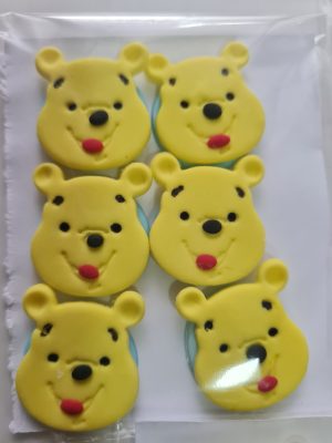 Mini apliques Ursinho Pooh