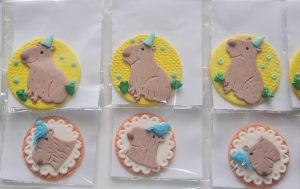 Apliques Capivara 6cm