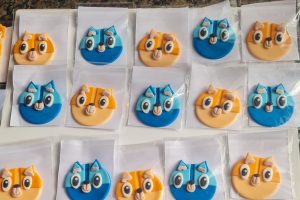 Apliques Bluey e Bingo 6cm