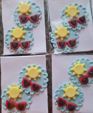 Apliques para mini pão de mel
