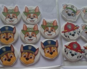 mini apliques Patrulha canina