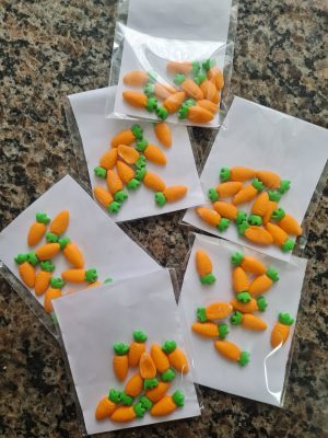 Mini apliques Cenouras