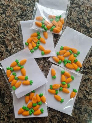 Mini apliques Cenouras